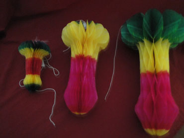 Guirnaldas tipo farolitos chinos