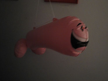 Pene inflable de colgar