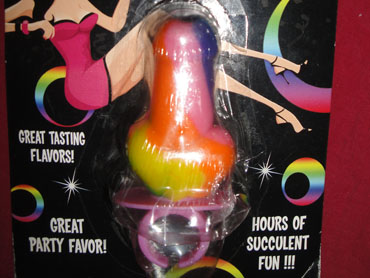 Anillo pene de caramelo