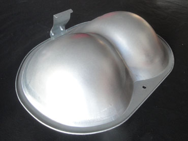 Molde de chapa de aluminio en forma de cola 2