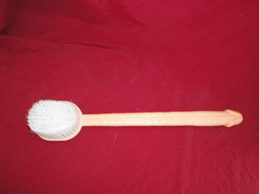 Cepillo de baño erótico
