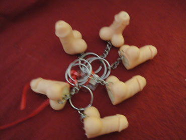 Llaveros pene